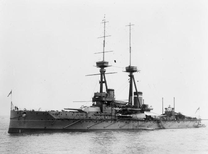 HMS Collingwood, 1912.