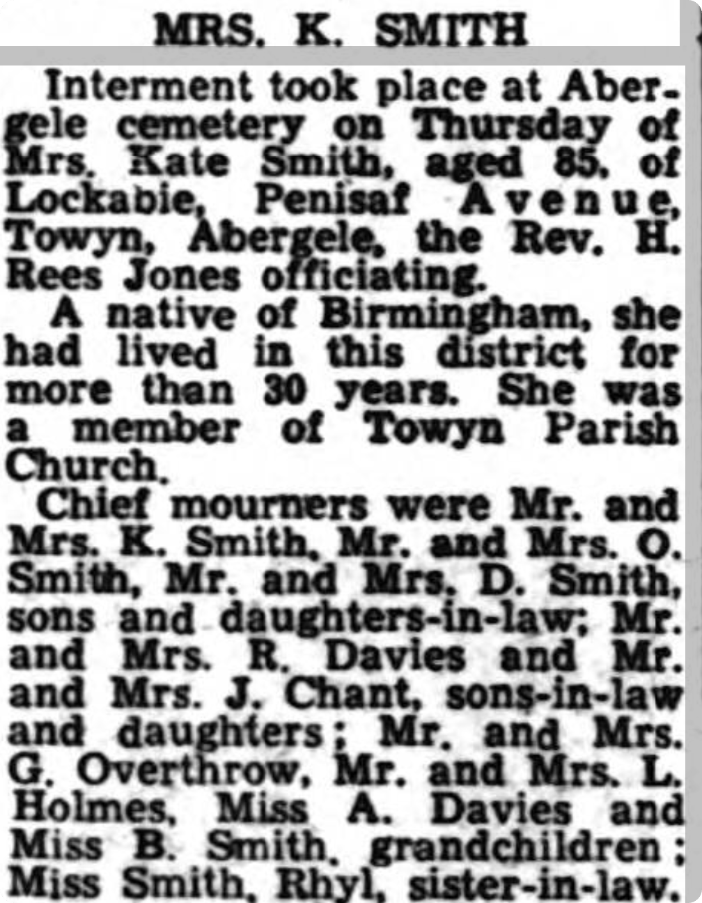 funeral announcement newspaper