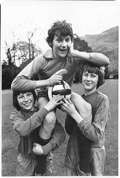 Schoolboy footballers, 1970s