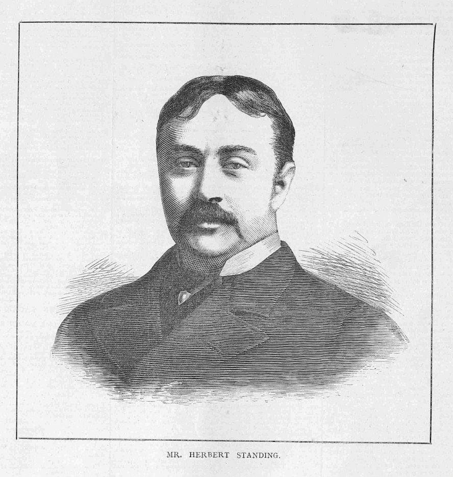 Illustration Herbert Standing, John Standing's maternal great-grandfather. 