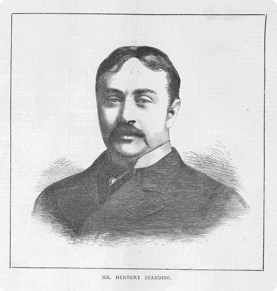 Illustration Herbert Standing, John Standing's maternal great-grandfather.