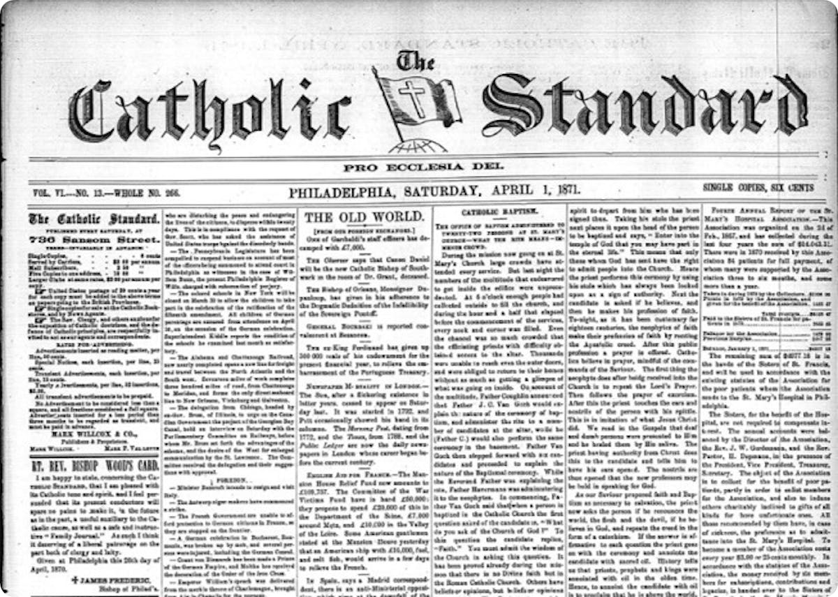 Catholic Standard newspaper archives