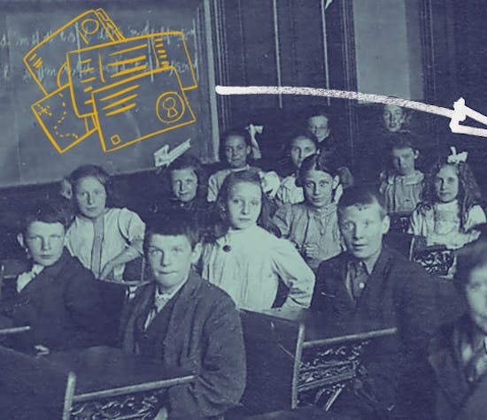 Reimagine your ancestor's childhood with old school records