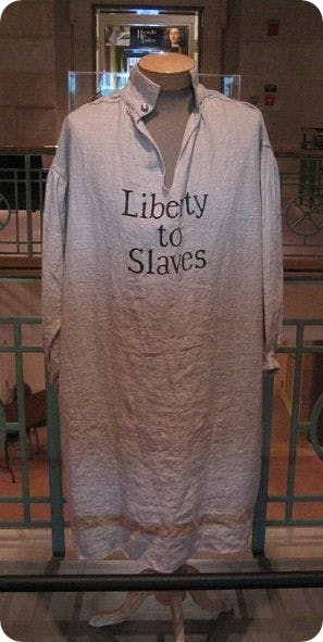 Ethiopian Regiment 'Liberty to Slaves' smock