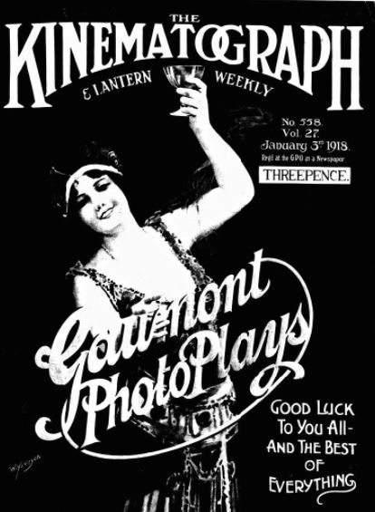 Old cinema newspapers