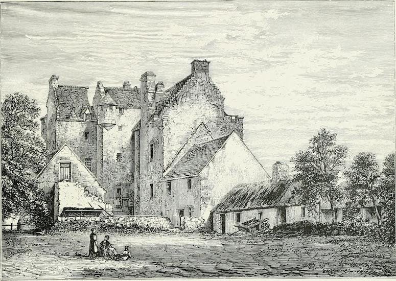 Dalcross Castle in Nairnshire, 1882.
