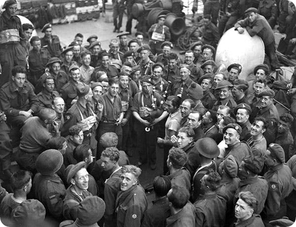 Canadian troops D-Day, 1944