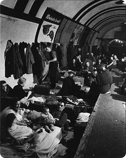 Aldwych underground station air raid shelter