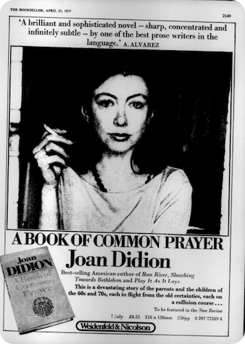 Joan Didion's Book of Common Prayer, The Bookseller.