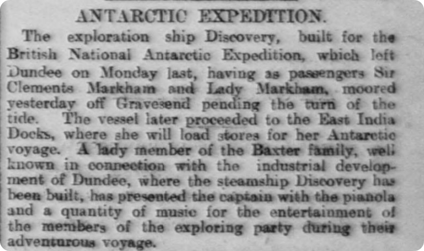 The expedition discussed in the Nottingham Evening Post, 7 June 1901.