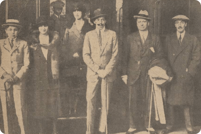 the king of spain arriving in dover in 1921