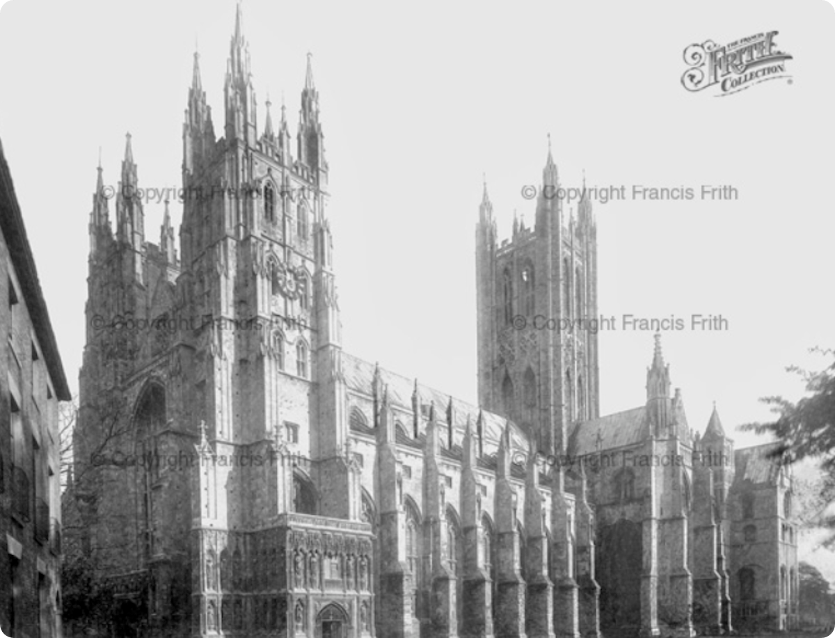 Canterbury Cathedral, 1888, Francis Frith Collection.