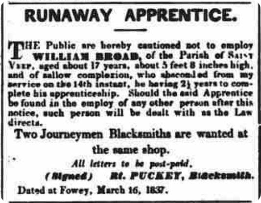 Found in Western Courier, West of England Conservative, Plymouth and Devonport Advertiser March 22, 1837