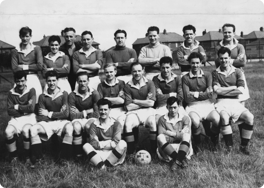 Carlisle FC, pictured in 1954, found in our Photo Collection.