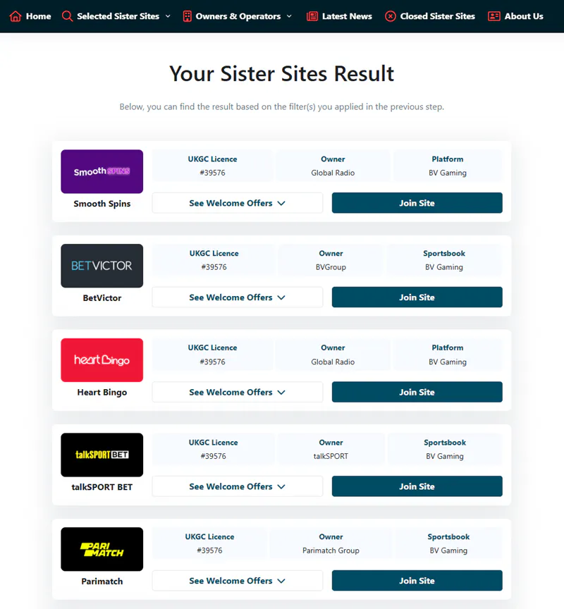 Tool results