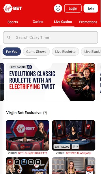 Virgin Bet Casino