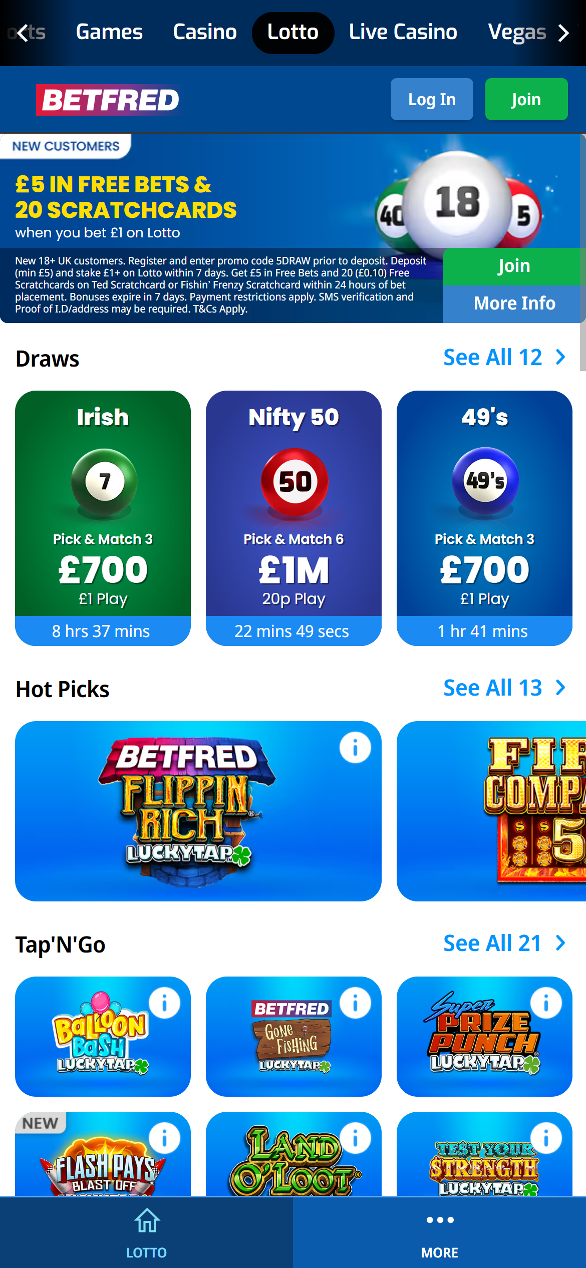 Betfred lotto