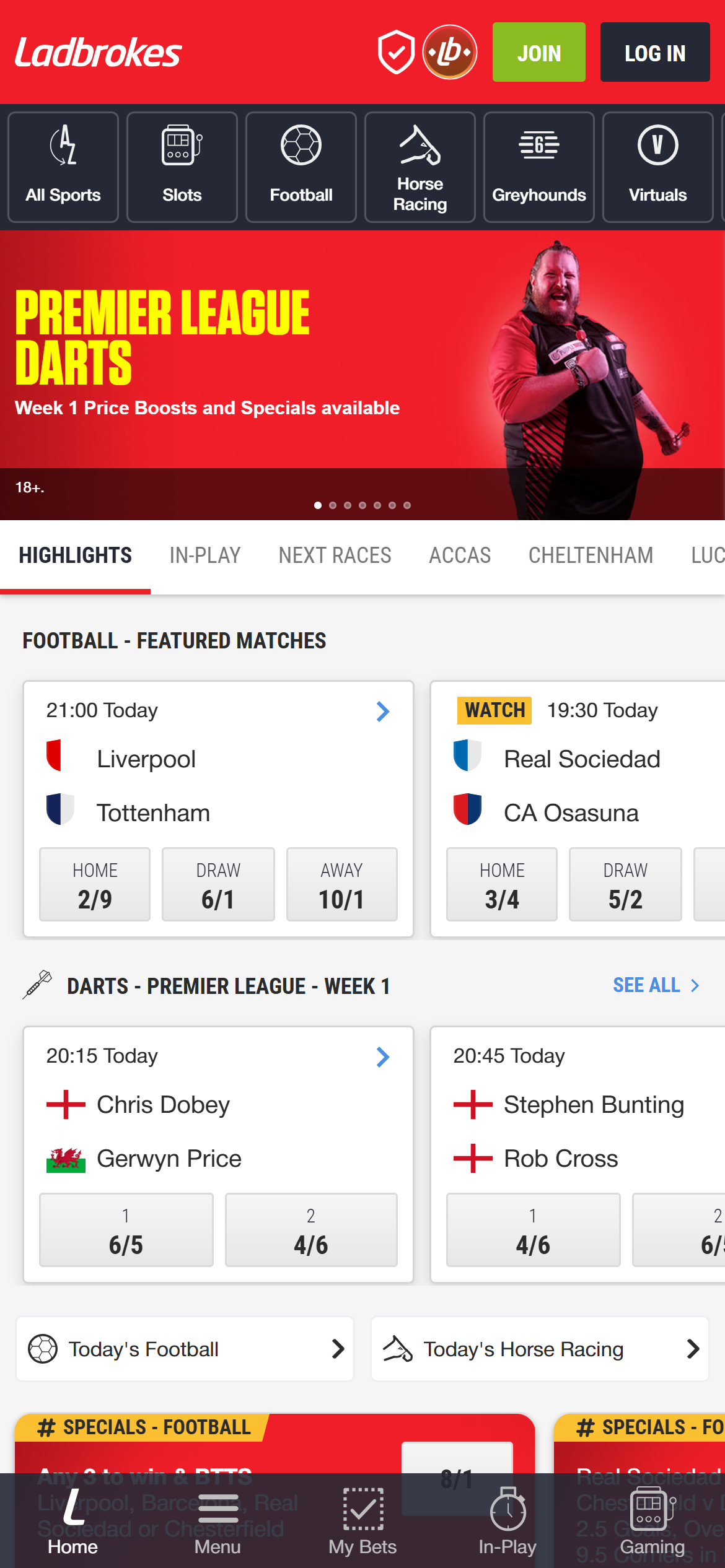 Ladbrokes sportsbook