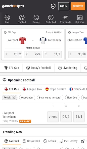Gamebookers sportsbook