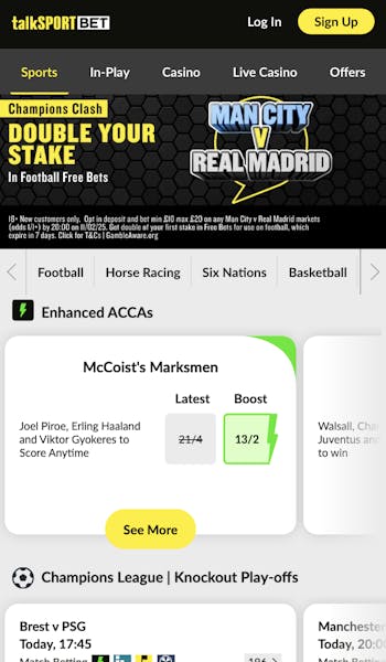 talkSPORT Bet Home