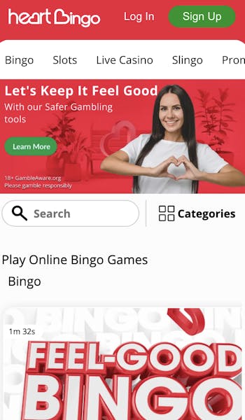 Heart Bingo Home