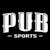 pub sports square logo