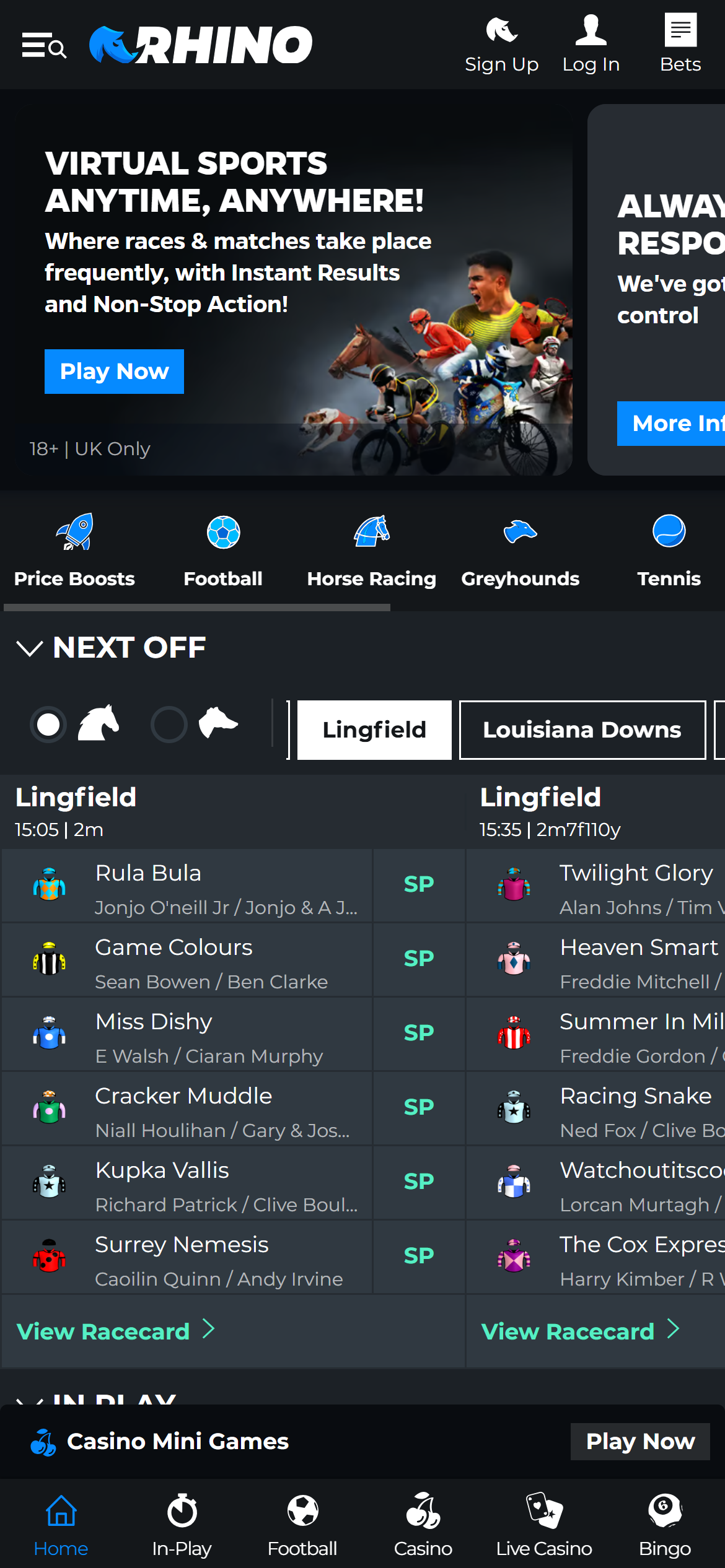 Rhino Bet Sportsbook