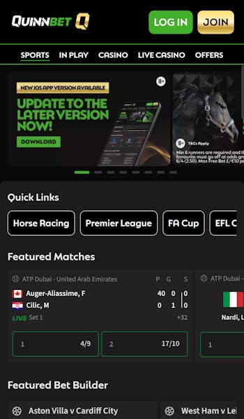 QuinnBet new sportsbook