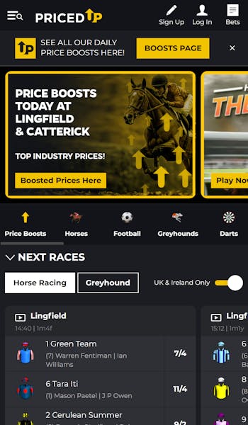 PricedUp Sportsbook