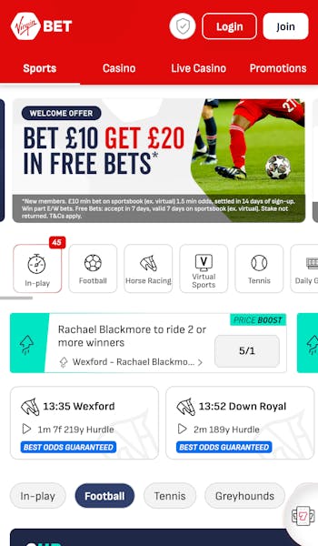 Virgin Bet sportsbook