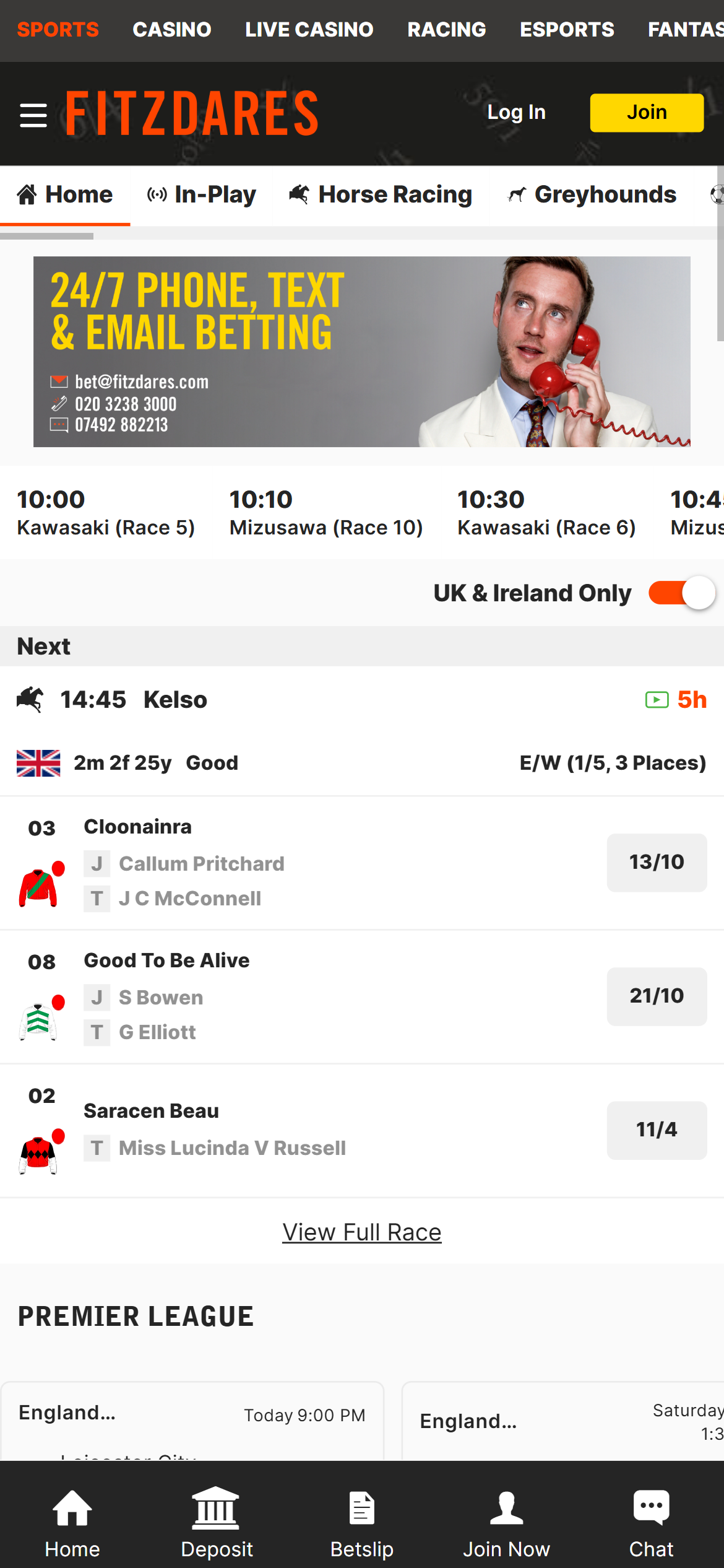 Fitzdares new sportsbook