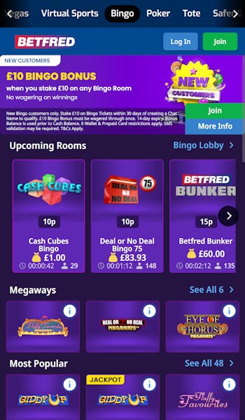 Betfred bingo