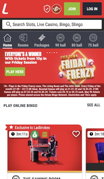 Ladbrokes Bingo