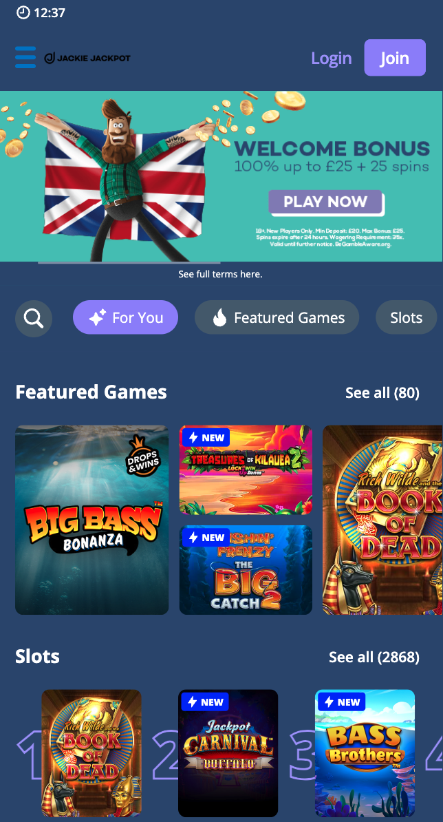 Jackie Jackpot Casino