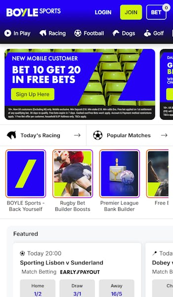 BoyleSports new design