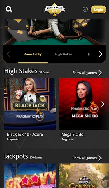 Blackjack City casino