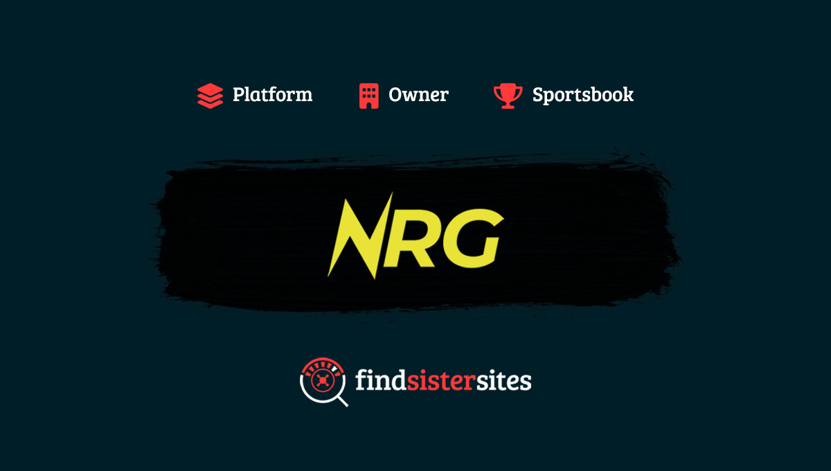 Nrg Bet platform interface and sister sites overview