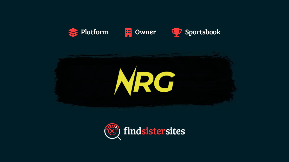 Nrg Bet platform interface and sister sites overview