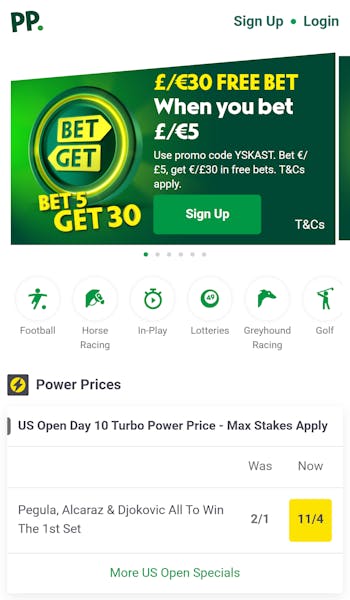 Paddy Power sportsbook