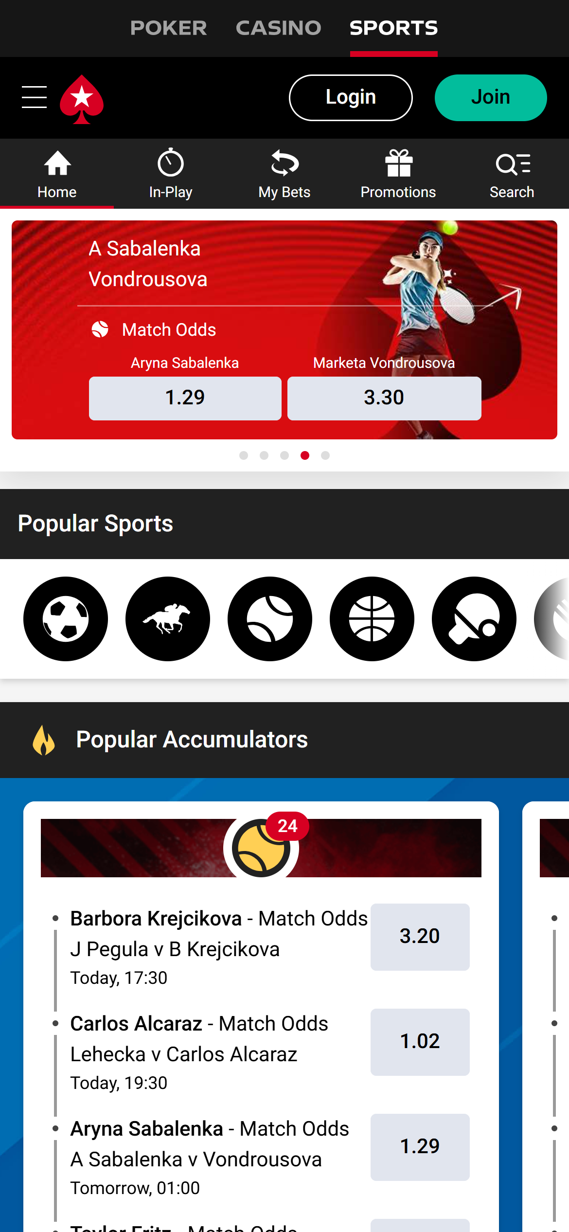 PokerStars sportsbook