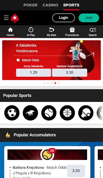 PokerStars sportsbook