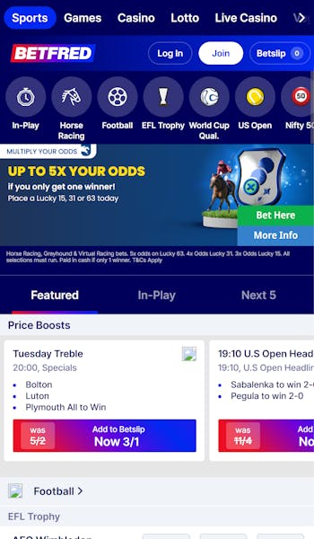 Betfred sportsbook