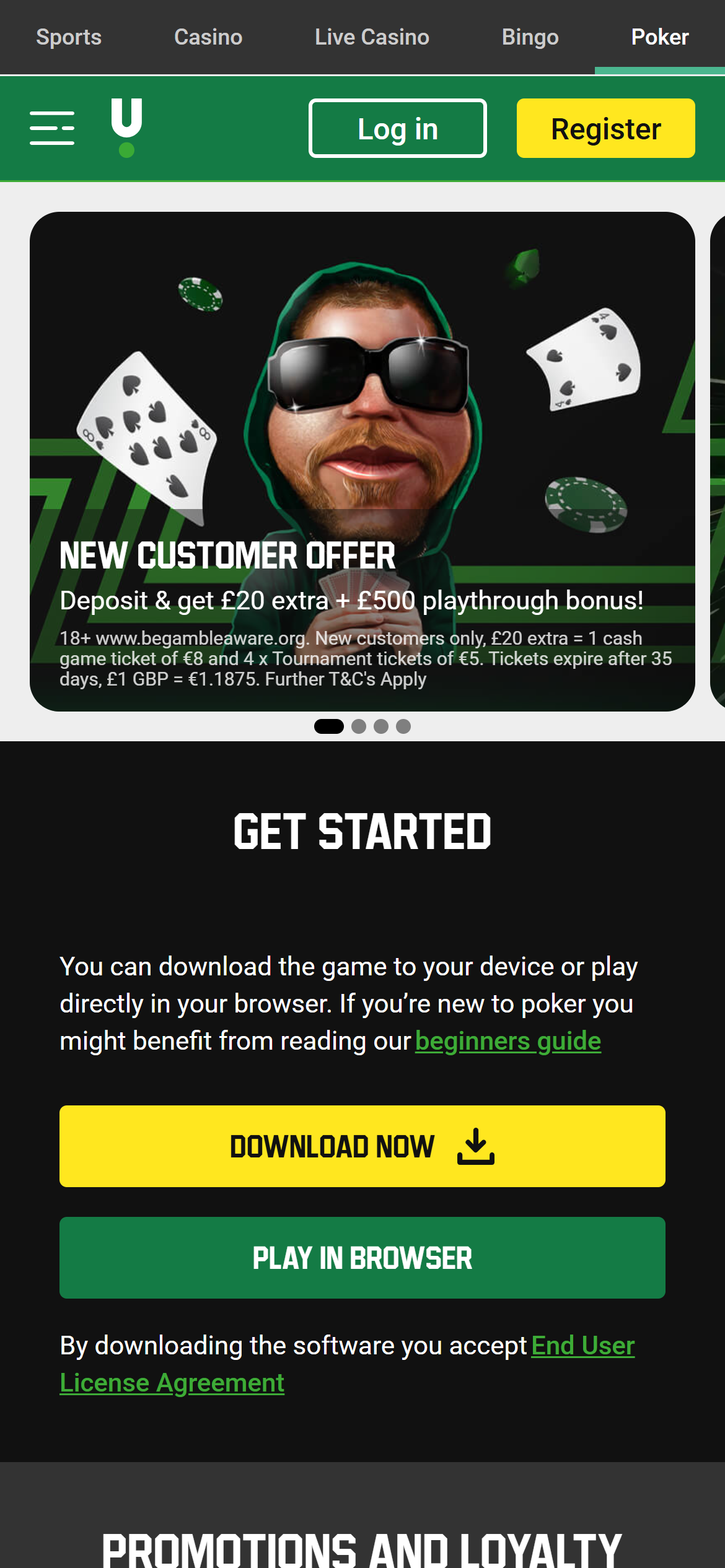Unibet poker