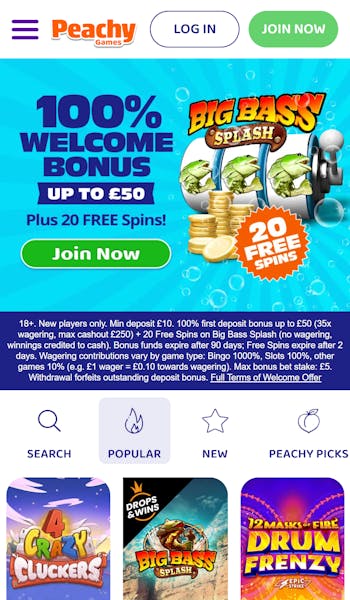 Peachy Games casino