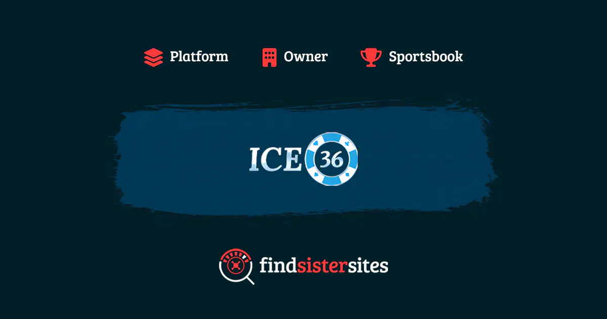 Ice36 Casino and Sister Sites Interface