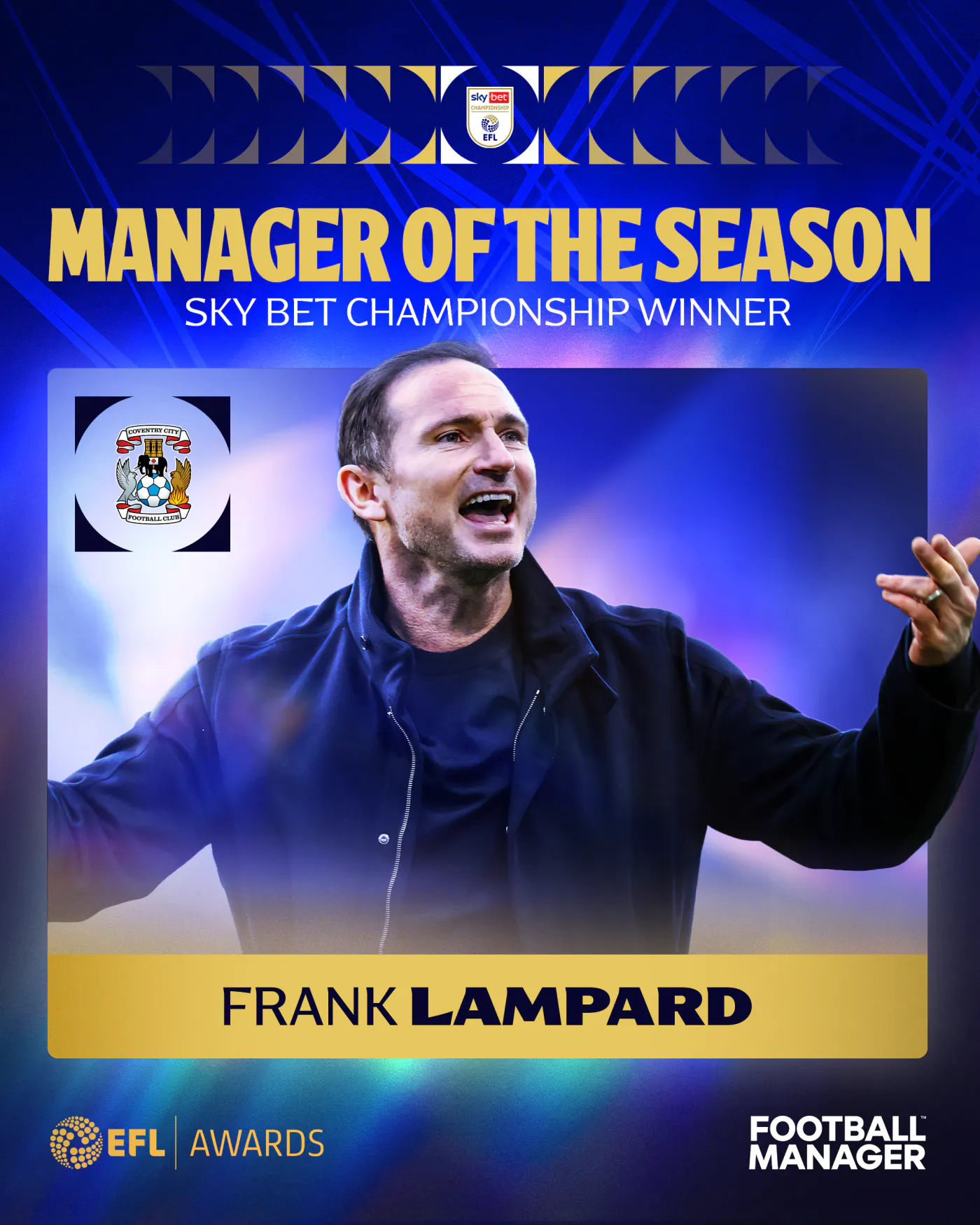EFL Frank Lampard Manager of year