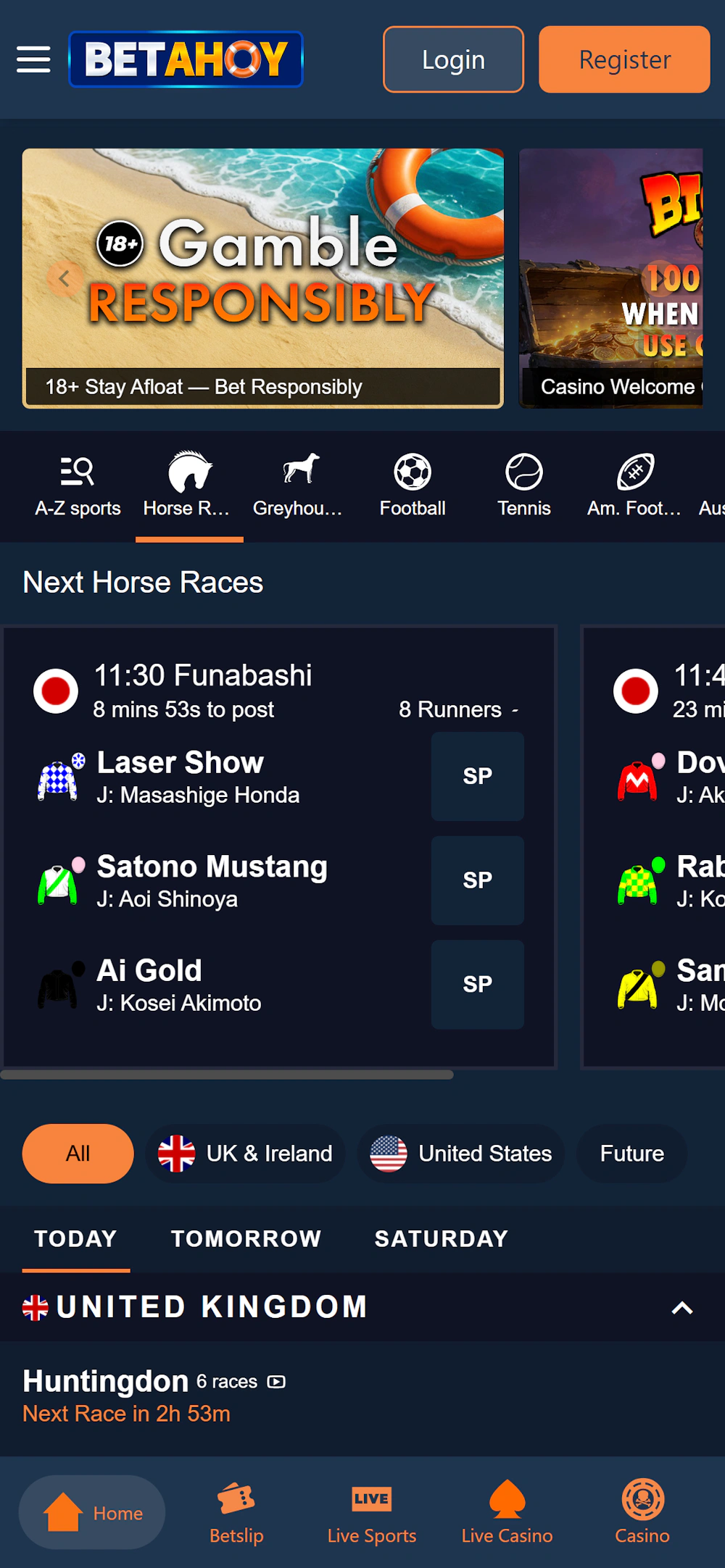 BetAhoy sportsbook