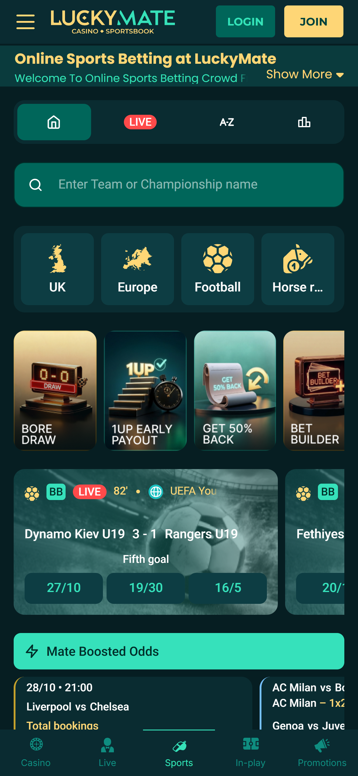 LuckyMate home