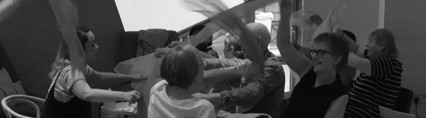 A group of people enjoying a Find Your Voice session