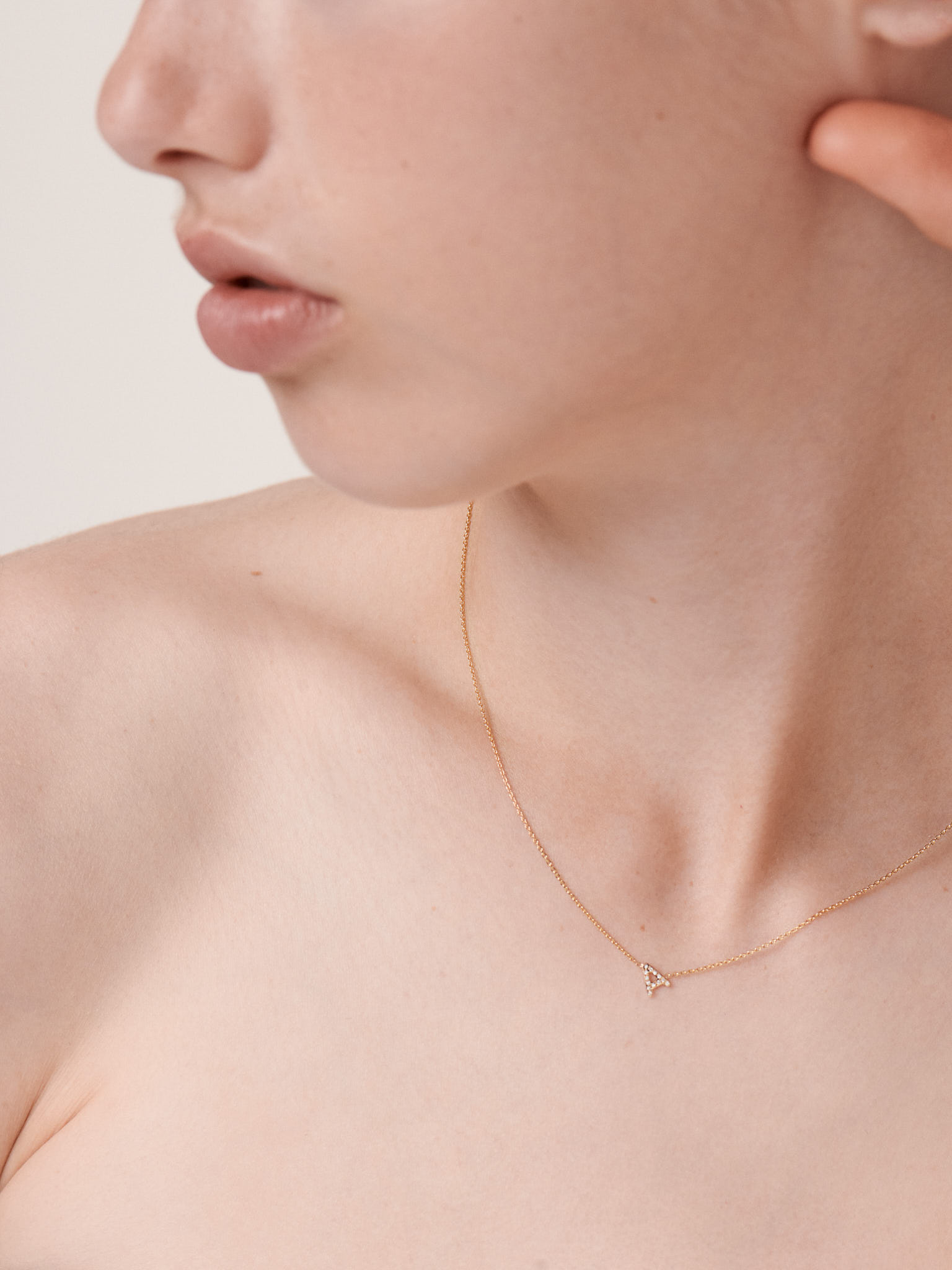 Personalised diamond necklaces